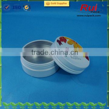 150ml packaging aluminum jar with hot printing