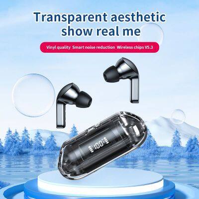 TWS Headphones Earbuds BT Earphones Wireless Headset Wholesale New Women Sport Men Smart Display Stereo Microphone photo-3