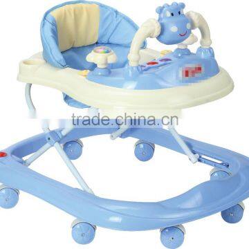 New model Fashion Cartoon Round Boy Car Baby Walker BM1138