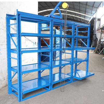 Pull Out Warehouse Storage Shelves Drawer Mould Rack With Lifting Crane Mold Drawer Roll Out Rack for Injection Mould photo-2