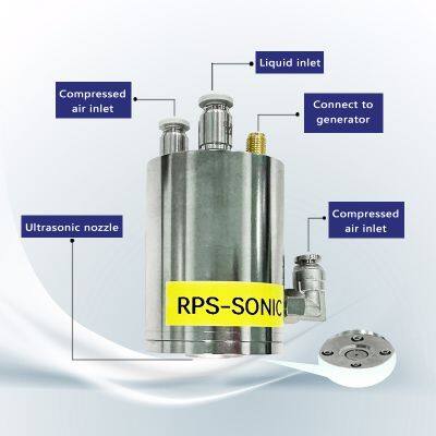 High Frequency Ultrasonic Spray Coating Nozzle Uniform Spraying Machine for Nanoparticle Coating