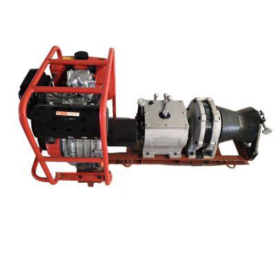 Mobile 5 Ton Gasoline Winch - Lightweight Traction Equipment for Telecommunication Field Work