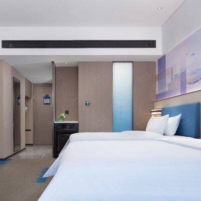 High-Grade 1.8 Meter Double Bed Beech Solid Wood 1.5 Meter Thick Feet Modern Design Queen Simple Bedroom Storage Bed for Wedding photo-4