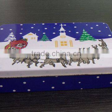 christmas seasonal gift packaging tin box