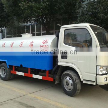 high efficient 4x2 high pressure pump truck Dongfeng 3m3 high pressure washing truck