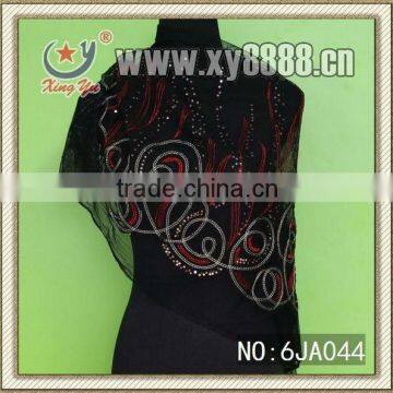 2013 Stylish embroidery and beaded sequin fabric