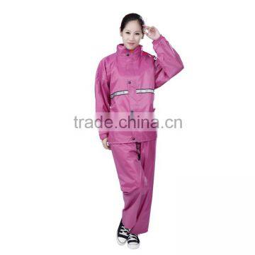 YANLI 100%waterproof, Polyester Pvc Rainsuit/raincoats for Adult photo-5