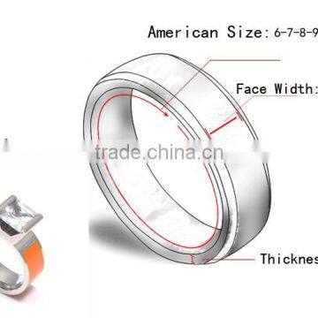 Latest Silver Ring Men's Stainless Steel Ring Fashion Men's Ring Design photo-2
