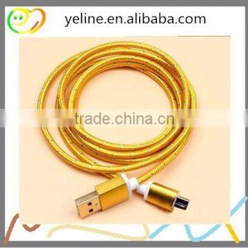 For huawei 7i/mate 8/ P9 2m long braid metal head data cbales