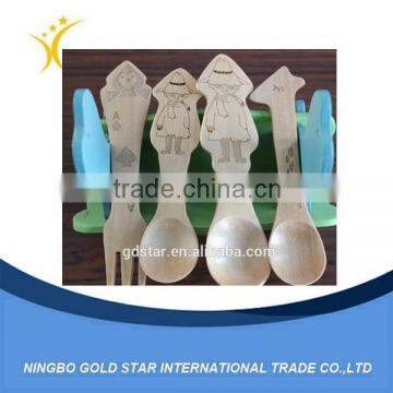 FDA Lovely Kid Wooden ice cream spoon