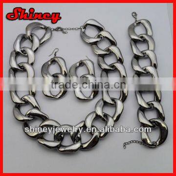 2014 popular chains jewelry sets gold jewelry half set