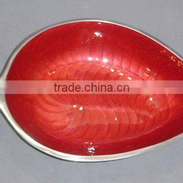 Cast Aluminium Coloured Serving Bowl