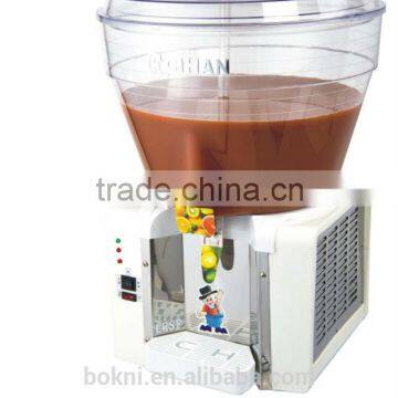 Modular glass drink dispenser with spout for ice cream shop