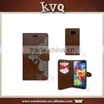 2016 CES CEBIT Unique Design Flip Leather Wallet Case for Samsung Galaxy S7