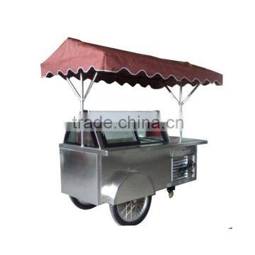 customized made outdoor street food cart for sale