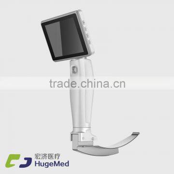 for airway intubation, 2.0M high resolution, 2 pcs LED light, 3.5 inch ultra large screen portable Video laryngoscope