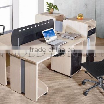 Factory Wood Desk Outlet Modern Office Small Workstation for 2 Person(SZ-WS325)