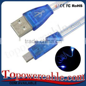 2016 New Premium High Quality LED Light-UP USB To Micro USB V8 Charging Cables photo-4