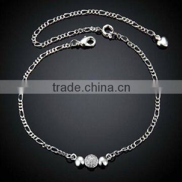 Most Popular 925 Sterling Silver Plated Anklet