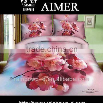 100% cotton 40x40 133x72 twill reactive printed fabric for for bed sheet