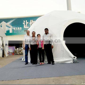 Dome-shaped tent Event dome marquee Steel frame white PVC cover 500personoutdoor camping tentmarquee for sale