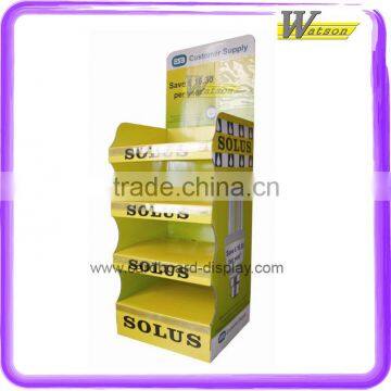 hardware store good quality shelf design cardboard display stand for electric bulb