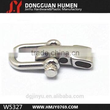 Stainless Steel shackle clasp , Adjustable shackle with screw pin