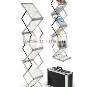 Portable Literature Stand Aluminum