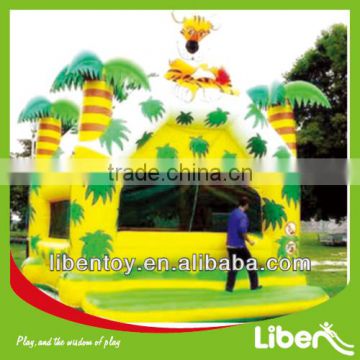 Hot new custom popular newest inflatable trampoline from china for sale LE.CQ.015