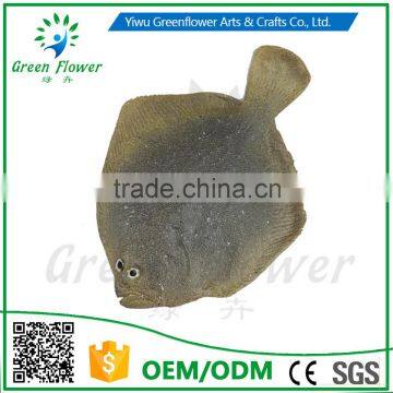 Greenflower 2016 Wholesale artificial PU fish Turbot China handmaking decoration