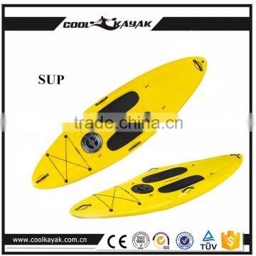 new polyethylene yellow stand up paddle board