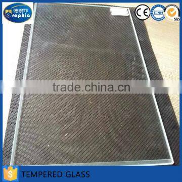 Small custom polished edge tempered glass panels for sale