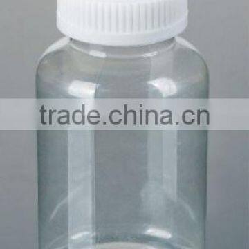 Empty Fish oil bottle and jar