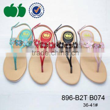 2016 newest popular modern stylish summer flat sandal