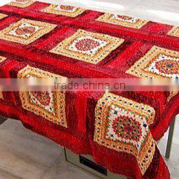 Mirror Work Table Linen