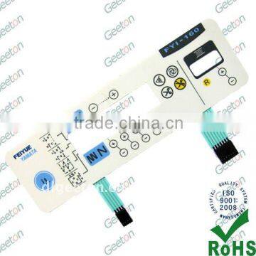 Flat Membrane Switch Sample From China Supplier