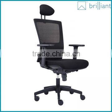 886A Adjustable executive office chair with Nylon leg mesh office chair staff chair