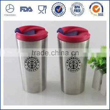 FDA LFGB Certified Stainless Steel starbucks Vacuum Thermos Flask Vacuum Travel Thermos                        
                                                Quality Choice