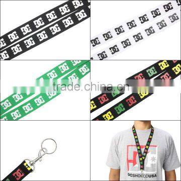 screen printing flat lanyard