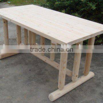 wooden table