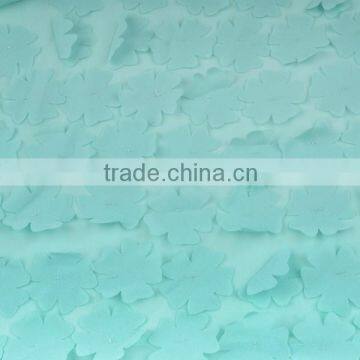 2015 Latest Design Flower Patterns Chiffon Embroidery French Lace photo-3