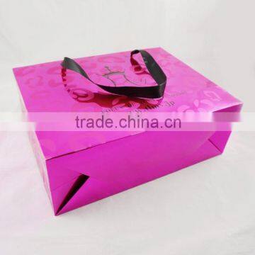 Custom luxury shopping paper bag for Cosmetic