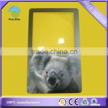 cheaper gifts vertical soft pvc reading magnifier card Austrilia Koala