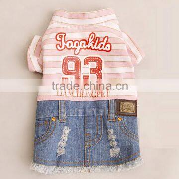 hot selling and cheap new design dog clothes spring petclothes