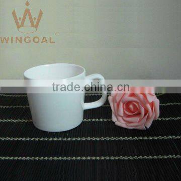 220cc porcelain mug, promotion mug,ceramic decal mug