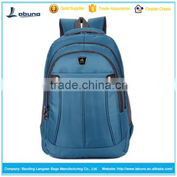 China supplier large zipper laptop backpack with custom logo