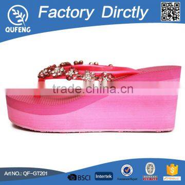 2016 New Design Fashion High Heel Glass Slipper