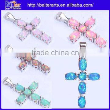 Opal Jewelry Factory!!Custom 925 Sterling Silver Opal Gemstone Pendant Wholesale