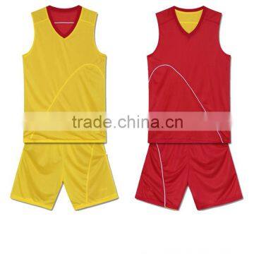 2016 custom cheap Reversible basketball basketball jersey uniforms