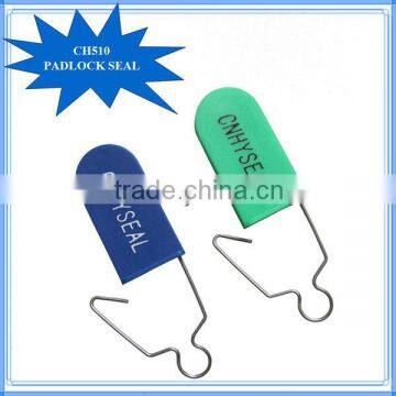 CH510 Chinese single use tamper evident plastic padlock seal